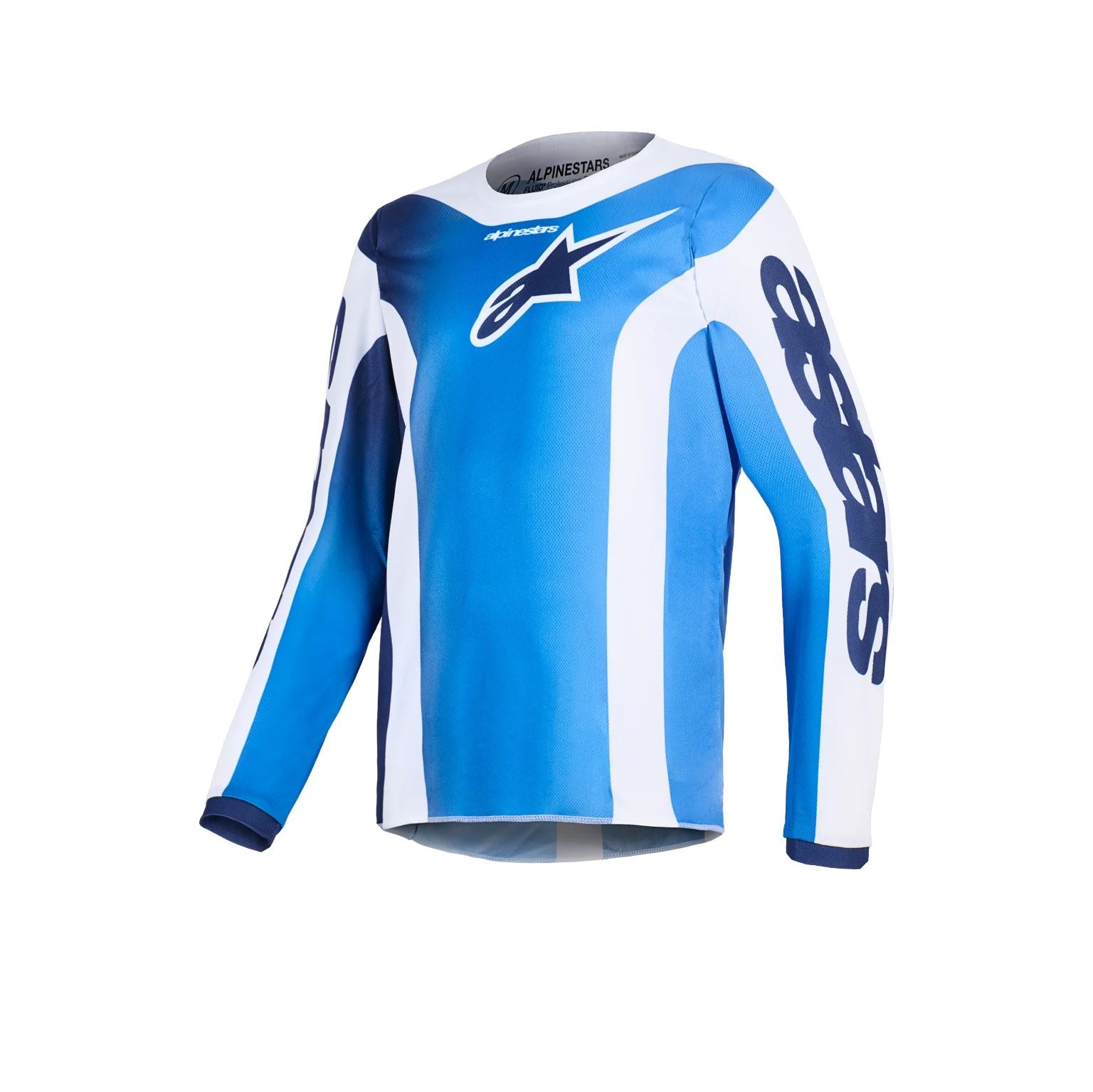 Alpinestars 2026 Youth Fluid Portl Motocross Jersey Ucla Blue White
